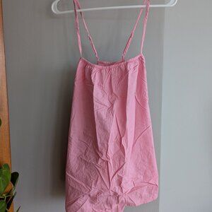 Pink camisole summer dress, US 4